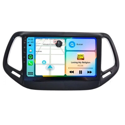 Autoradio Android per Jeep Compass 2016/2023 -Octacore 4GB 64GB -Telecamera hd - Immagine 1 di 4