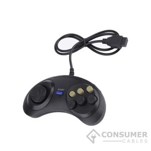 Manette Officielle Sega Mega Drive 6 Boutons - Joypad, Occasion, Fonctionnelle