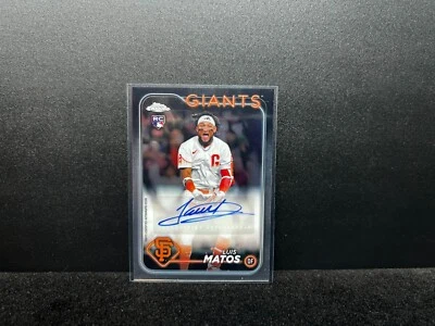 2024 Topps Chrome Update Rookie Autograph Luis Matos Auto #AC-LM - Image 1 of 2