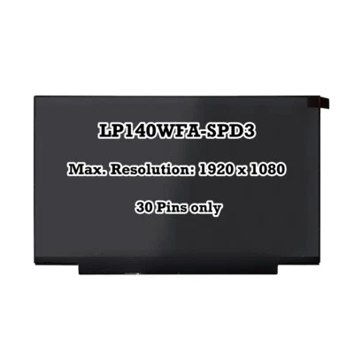 LP140WFA-SPD3 LP140WFA(SP)(D3) LGD060F 14" FHD Screen LED LCD IPS Panel Display - Image 1 of 4