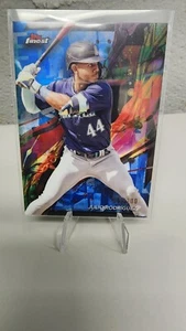 2024 Topps Finest Julio Rodriguez #48 Common Blue Refractor /200 Mariners - Picture 1 of 2
