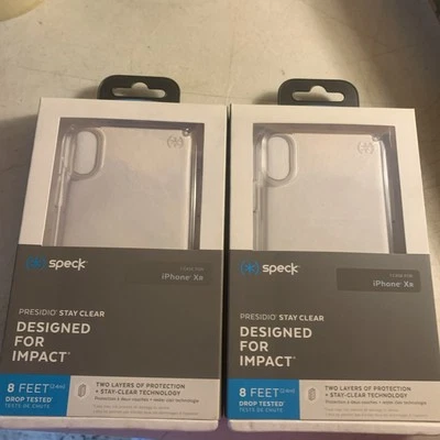 2 Pack Speck Presidio Stay Clear Series Case For iPhone XR , Clear (WYZ)