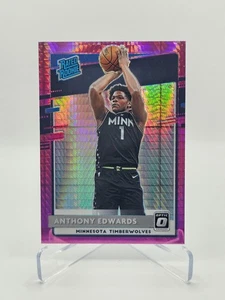 2020-21 Donruss Optic Hyper Pink #151 Anthony Edwards RR RC (D) - Bild 1 von 2