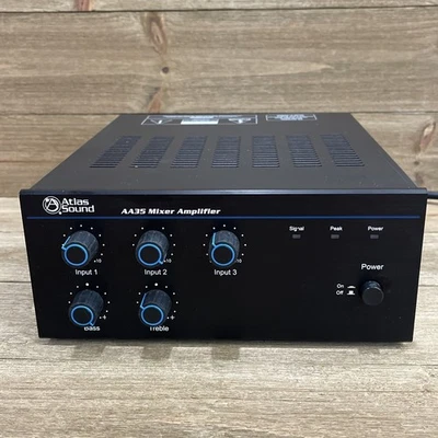 Atlas Sound AA35 Commercial Mixer Amplifier 3-Input 35-Watt - Image 1 of 4