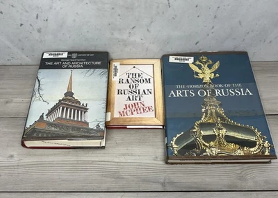 Lot Of 3 Books Of Russian Arts Hardcopy With Dust cover, Random - Image 1 of 4