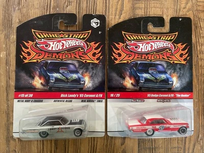 Hot Wheels Drag Strip Demons 65 Dodge Coronet The Honker Dick Landy’s Lot NEW - Image 1 of 3