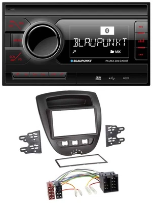 Blaupunkt MP3 Bluetooth DAB 2DIN SD USB Autoradio für Citroen C1 Toyota Aygo Peu - Bild 1 von 4
