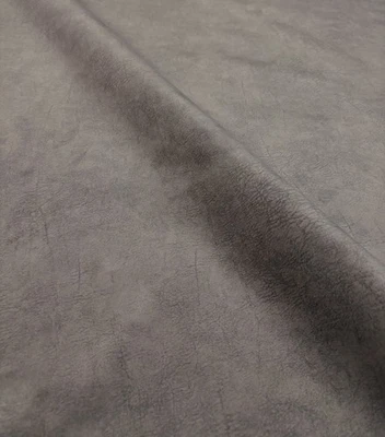 6 Metres Taupe Velvet Faux Suede Upholstery Fabric FREE POSTAGE - Image 1 of 4