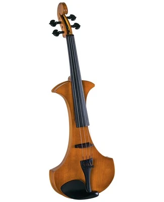 SAGA Cremona Student 4/4 Electric Violin - Amber Finish - Image 1 of 3