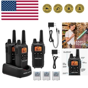 FRS Walkie Talkie 3-pak - Radia dwukierunkowe dalekiego zasięgu 30 mil z alertami NOAA - Zdjęcie 1 z 9