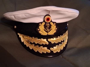Bundeswehr Schirmmütze Marine Admiral Größe 59cm - Bild 1 von 2