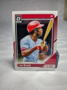 2024 Panini Optic Lou Brock #72 St. Louis Cardinals - Imagen 1 de 2