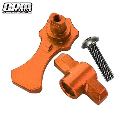 GPM Aluminum Body Shell Lock For TRAXXAS 1/10 Hoss 4X4 VXL E-Revo VXL 2.0 Maxx - Image 1 of 4