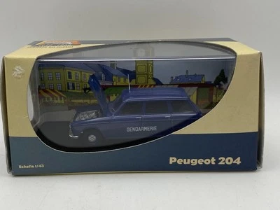 ELIGOR Atlas PEUGEOT 204 Gendarmeria 1:43 diecast auto in metallo - Immagine 1 di 2