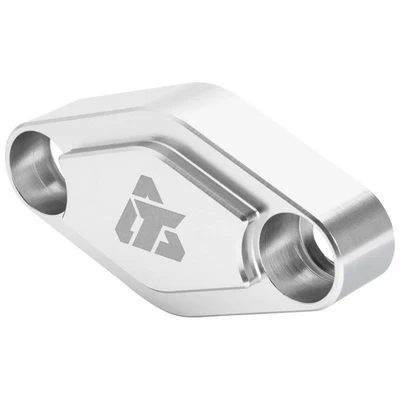 Tusk Parking Brake Block Off Plate Polished For Arctic Cat DVX 400 2004-2008 - Image 1 of 2