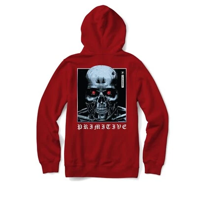 Primitive Terminator 2 Judgement Day Machine Hoodie Men's Red - NWT - Image 1 of 3