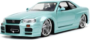 ,JADA TOYS, NISSAN Skyline GT-R R34 Rápido y Furioso, 1/24, JAD32608 - Imagen 1 de 6