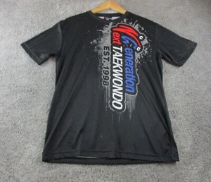 Next Generation Taekwondo T Shirt Tee Medium Short Sleeve Round Neck Black - Picture 1 of 9