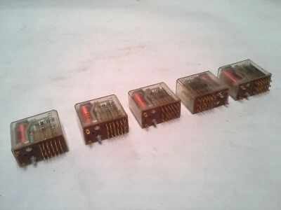 Five Unused Parelco 24VDC Relays R11-E011-3 - Image 1 of 3