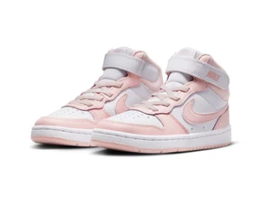 nike court borough mid 2 youth white/echo pink - Bild 1 von 6