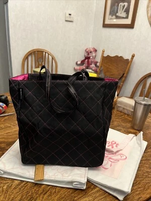 Tote Bag-lined In Pink - Made By Ideology 12”x12”x4.5” - Image 1 of 4