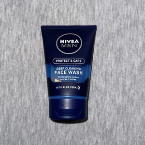 New NIVEA MEN Deep Cleaning Face Wash with Aloe Vera 100 mL - Picture 1 of 1