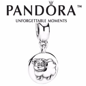 Retired PANDORA ZODIAC Year Of The SHEEP DANGLE CHARM 790883 Rare - Picture 1 of 7
