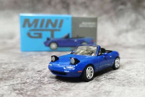 MINI GT 1:64 Mazda Miata MX-5 Headlight Up Alloy Die-cast Model Car #331 LHD - Picture 1 of 7