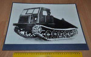 Tractor TDT-60 Deslizador Madera Fábrica Foto Grande URSS Soviética - Imagen 1 de 1