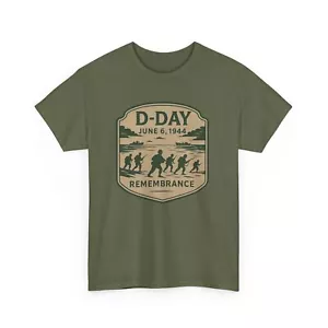 D-Day June 6, 1944 Memorial Shirt – Patriotic USA Tribute, World War II - Picture 1 of 25