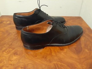 Vintage Herren Alden 932 Oxford Leder Schuhe. Größe 11,5 B/D. Schwarz. - Bild 1 von 9