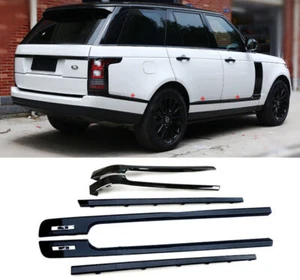 2013-2021 For Range Rover HSE LWB Black Door Body Side Molding Trim Strip Kit 6P - Picture 1 of 4