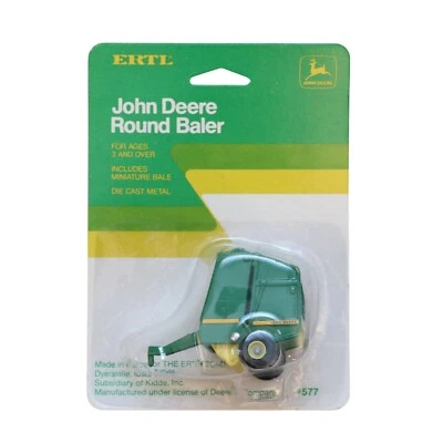 VINTAGE ERTL 1/64 JOHN DEERE BALER #577 IN ORIGINAL PACKAGE - Image 1 of 2