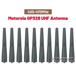 10 pièces antenne souple UHF pour Motorola GP88S/GP88/GP338/GP328/GP3188/GP68/GP340 - Photo 1/10