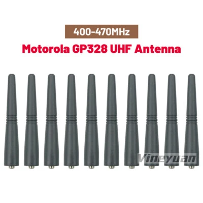 10PCS UHF Soft Antenna for Motorola GP88S/GP88/GP338/GP328/GP3188/GP68/GP340 - Image 1 of 4