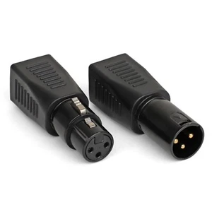 DMX to RJ45 Connector - RJ45 Ethernet to 3 Pin XLR DMX Female & Male Adapter Set - Picture 1 of 10