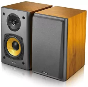 Edifier R1000T4 Active 2.0 Sistema di altoparlanti da libreria per TV, PC, laptop, marrone - Foto 1 di 3