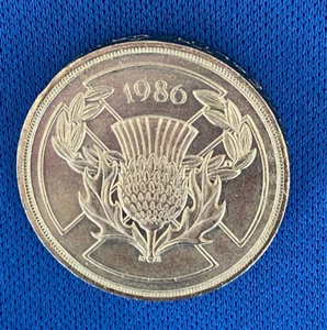 UK £2 Two Pound Coin The Scottish Thistle Scotland Commonwealth Games 1986 - Picture 1 of 5