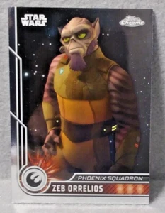 2023 Topps Chrome Star Wars Zeb Orrelios #33 Phoenix Squadron - Bild 1 von 2
