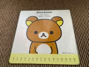 Tagliere serie cucina San-X Rilakkuma 2014 quadrato 6,75" - Foto 1 di 10