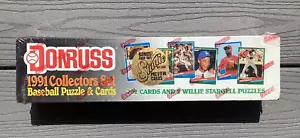 DONRUSS BASEBALL 1991 COMPLETE CARD SET W/ PUZZLE & 4 STUDIO CARDS # 82039 F/S - Bild 1 von 7
