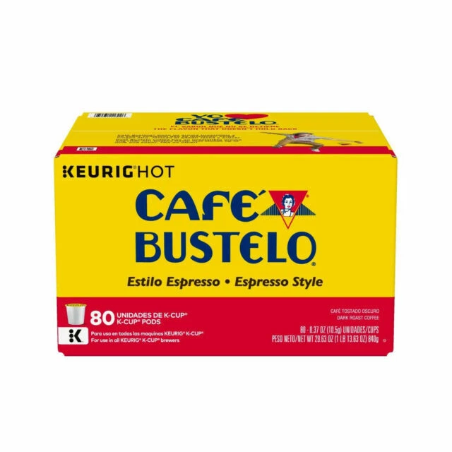 Café Bustelo 248326 Espresso - 80 Serve Cups