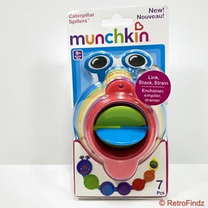 Munchkin Caterpillar Spillers Bath Toy - Developmental Play Cups - New - Picture 1 of 5