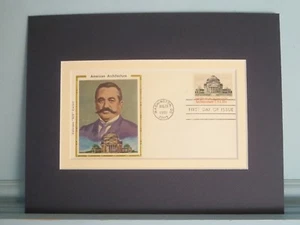 Architect Stanford White design New York University Library & First Day Cover - Picture 1 of 1