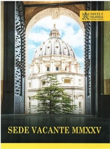 FOLDER francobolli SEDE VACANTE 2025- 2 FDC con serie completa - Bild 1 von 4