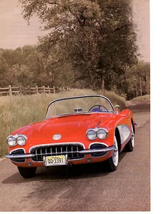 1958 CHEVROLET CORVETTE ~  NICE 6-PAGE ARTICLE / AD - Picture 1 of 1