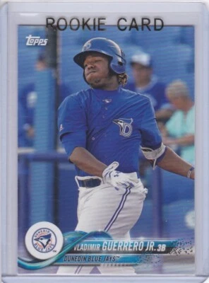 VLADIMIR GUERRERO JR. ROOKIE CARD 2018 Topps Debut Baseball RC DUNEDIN BLUE JAYS - Image 1 of 2