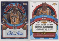 2019 Donruss Optic Retro Series Signatures FOTL Purple Stars /29 Glen Rice Auto