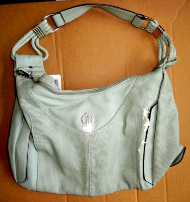 JENNIFER LOPEZ TOTE JLO Handbag SHOULDER BAG PURSE Medium Satchel MINT GREEN - Image 1 of 4