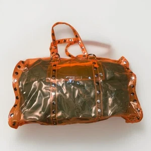 Hammitt LAX Strandtasche orange XL transparente Nietenverzierungen - Bild 1 von 6